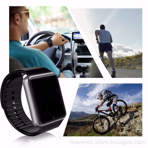 Touch Screen China Smart Mobile Watch Phone Hot Wholesale GT08 With V 3.0 Bulethooth MTK6261
